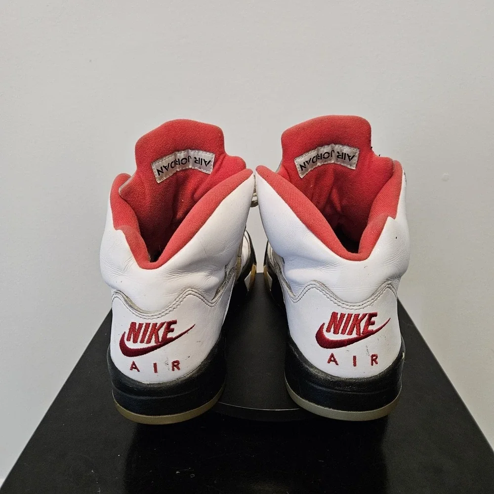 Air Jordan 5 Retro Fire Red Silver TongueDA1911-102 Men's 9.5 (2020)